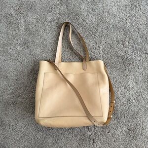 Madewell Leather Medium Transport Tote